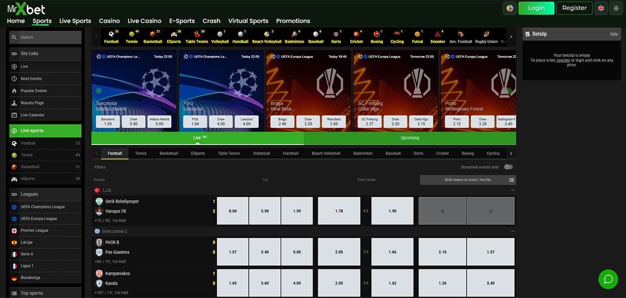 MrXbet sports betting Zambia