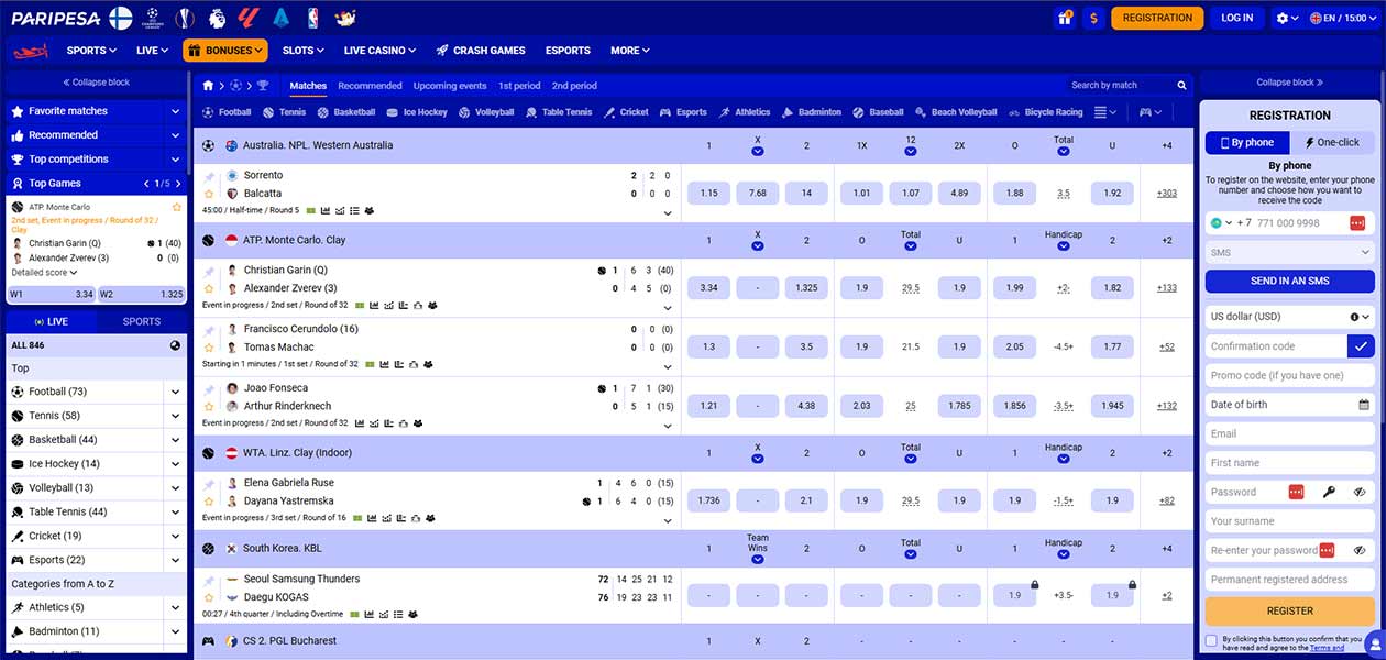Paripesa sports betting Zambia